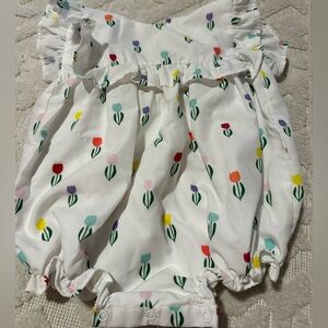 Floral Print Kids One Piece